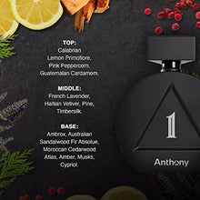 Load image into Gallery viewer, Anthony One Eau de Parfum for Men, Intriguing, Irresistibly Fresh and Smooth, With Lemon, Lavender, Pine, and Smoldering Sandalwood, 3.4 Fl Oz