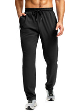 Load image into Gallery viewer, G Gradual Men's Sweatpants with Pockets Workout Joggers Pants(Black,L)