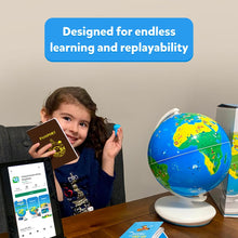 Load image into Gallery viewer, PlayShifu Globe for Kids– Orboot Earth: Interactive Kids Globe with 1000+ Facts on Animals, Places & Monuments | Tech-Powered Learning Toy & STEM Gift for Kids Ages 4–10