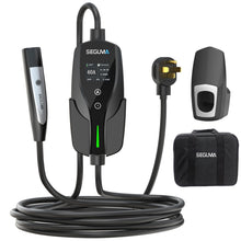 Load image into Gallery viewer, Level 2 EV Charger for Tesla, 40A/9.6kW Ultra-Fast Home Portable EV Charging Station with NEMA 14-50 Plug, 25FT Cable, Adjustable Current &Delay Start Timer, Compatible with Model Y/3/S/X (NACS Port)