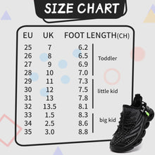 Load image into Gallery viewer, GLYGML Kids Shoes for Boys Girls Running Tennis Sneakers Athletic Walking Gym Sports Lightweight Breathable for Toddler/Little Kid/Big Kid All Black Size 12