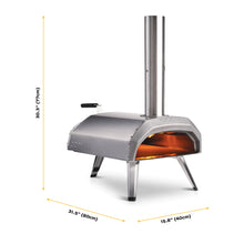 Load image into Gallery viewer, Ooni Karu 12 Multi-fuel Outdoor Portable Pizza Oven - Reaches 950°F and Cooks 12 Inch Pizzas in 60 Seconds. Versatile Wood or Propane Gas Fired Grill with Pizza Stone