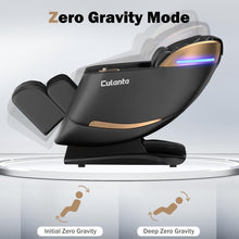 Load image into Gallery viewer, Culanta Massage Chair Full Body, Zero Gravity SL-Track Shiatsu Massage Recliner Chair with Body Scan, Airbags, Foot Rollers, Deep Yoga Stretch, Heating (U1-Black)