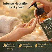 Load image into Gallery viewer, USDA Organic Castor Oil, 100% Pure Cold-Pressed Hexane-Free, 16 Oz