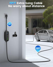 Load image into Gallery viewer, SEGUMA Level 1/2 EV Charger, 10-24A, 110-240V, NEMA 14-30 Dryer Outlet Plug, NEMA 5-15 Adapter, 25ft UL Certified Cable, Electric Vehicle Portable Charger, J1772 EVSE Home EV Charging Station