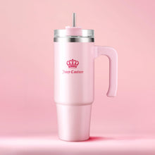 Load image into Gallery viewer, Juicy Couture Travel Style Fashion Water Bottle - Light Pink - 31.5oz