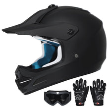 Load image into Gallery viewer, ROOZO Youth Kids Dirt Bike Helmet DOT Approved, Full Face Motocross Set