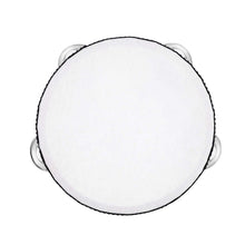 Load image into Gallery viewer, Hand Held Tambourine Drum 6 inch Bell Birch Metal Jingles Percussion Gift Musical Educational Drum Instrument for KTV Party Kids Games (6 inch)