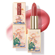 Load image into Gallery viewer, CATKIN Lip Balm Color Tinted Lip Stain Ultra Hydrating Moistrurizer Chapstick with Vitamin E Nourishing For Cracked & Dry Lips 0.12 oz C06 Camellia