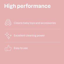 Load image into Gallery viewer, ATTITUDE Baby & Kids Toy Cleaner Spray, EWG Verified, Multi-Surface Cleaner for Toys, High Chairs & Play Areas, Naturally Derived, Vegan, Unscented, 27.1 Fl Oz