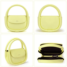 Load image into Gallery viewer, STAISE Designer Top Handle Shoulder Bags for Women, Trendy Mini Crossbody Purses, Women’s Leather Handbags with Straps (Light Yellow)