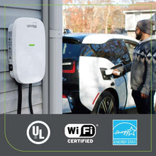 Load image into Gallery viewer, Leviton Level 2 Smart EV Charger with Wi-Fi, 48 Amp, 208/240 VAC, 11.6 kW Output, 18' Cable, Indoor/Outdoor Hardwired EV Charging Station, My Leviton Compatibility, EV48W EVSE
