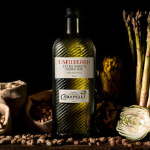 Load image into Gallery viewer, Carapelli - Unfiltered Organic Extra Virgin Olive Oil: First Cold-Pressed EVOO – 33.8 Fluid Ounces (1 Liter)