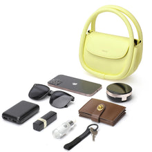 Load image into Gallery viewer, STAISE Designer Top Handle Shoulder Bags for Women, Trendy Mini Crossbody Purses, Women’s Leather Handbags with Straps (Light Yellow)