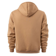 Load image into Gallery viewer, SHAOBGE Of Today Prime Today'S Deals Deals Of The Day Men'S Hoodies Quarter Zip Pullover Vintage Workout Running Active Hoodies With Pockets Sweatshirt 4-Khaki Large