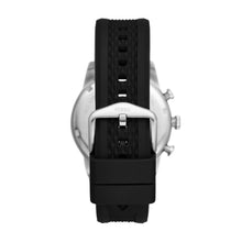 Load image into Gallery viewer, Fossil Men's Sport Tourer Quartz Stainless Steel Big Face Chronograph Watch, Black Silicone Strap, Sport Tourer Watches line (Model: FS6044)