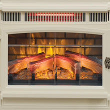 Load image into Gallery viewer, duraflame Freestanding Electric Fireplace Stove Heater with 3D Flame Effect for 1,000 Sq. Ft. Room, Cream