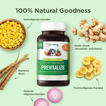 Load image into Gallery viewer, BB Company Previtalize | Prebiotics for Women, Prebiotic Fiber for Gut Health, Digestive Health | Food for Good Probiotics | Complement to Probiotics & Provitalize | Packaging Vary | 60 Ct