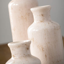 Load image into Gallery viewer, Sullivans White Ceramic Vase Set, Farmhouse Decor, Home Decorative Vase, Vases For Your Kitchen, Bedroom, Office, Living Room, Bathroom, & Shelf Centerpiece Table Decorations (CM2333)