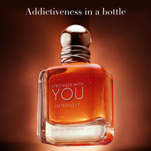 Load image into Gallery viewer, Armani Beauty - Stronger With You Intensely - Cologne for Men - Fougère Ambery Woody Men’s Fragrance - Pink Pepper, Lavender, Vanilla Notes - 1.7 Fl Oz