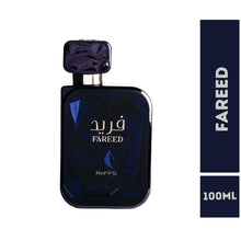 Load image into Gallery viewer, RiiFFS PARFUMS Fareed Eau de Parfum for Men Long Lasting Fresh Spicy Perfume with Cucumber, Cardamom & Amber Luxury Arabic Fragrance 100ml