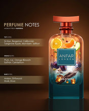 Load image into Gallery viewer, ANFAR LONDON Midnight Frost Tangerine Eau de Parfum 100ml – Dubai Perfume for Men, Long Lasting Citrus Amber Musk Fragrance, Luxury Arabian Cologne
