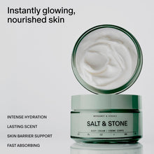 Load image into Gallery viewer, Salt & Stone Body Cream – Bergamot & Hinoki | Hydrating Formula with Seaweed Extracts, Spirulina & Squalane | Deep Hydration, Skin Barrier Repair & Healthy Glow | for all Skin Types (6.7 fl oz)