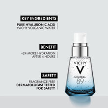 Load image into Gallery viewer, Vichy Bestsellers Duo, Skin Care Set, 16% Pure Vitamin C Serum & Mineral 89 Booster Hyaluronic Acid Serum, Facial Skin Care Kit for Brightening, Hydrating & Firming