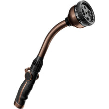 Load image into Gallery viewer, RESTMO Watering Wand, Heavy Duty Metal Garden Hose Wand with Thumb Flow Control, 15-Inch Long Hose Nozzle Sprayer with 10 Spray Patterns, Ideal to Water Hanging Baskets and Shrubs, Oil Rubbed Bronze