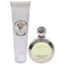 Load image into Gallery viewer, Versace Eros Pour Femme by Versace for Women - 2 Pc Gift Set 3.4oz EDT Spray, 5oz Luxury Body Lotion