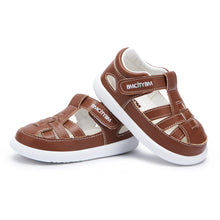 Load image into Gallery viewer, BMCiTYBM Baby Sandals Boys Girls Shoes Breathable Summer Shoes Non-Slip 6 9 12 18 24 Months Brown Size 6-12 Months Infant
