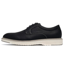 Load image into Gallery viewer, CGRRBW Mens Dress Shoes Casual Oxford Shoes Dress Sneakers Fashion Comfortable Work Business Office Shoes NJXM03-BLACK-9.5
