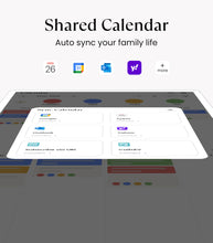 Load image into Gallery viewer, Cozyla Calendar Plus 2: 24" Smart Digital Calendar Wall Touch Screen & No Subscription Family Dashboard, Electronic Display for Family System- Chore Chart, Meal Planner, Support App Store Wall Mount