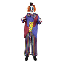 Load image into Gallery viewer, Haunted Hill Farm 5.9-Ft. Clown Halloween Animatronic