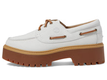 Load image into Gallery viewer, Timberland Women's Stone Street Platform Boat Shoe, White, 8