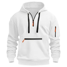 Load image into Gallery viewer, SHAOBGE With Amaon Delivery Prime The Day 2024 Zip Up Hoodie Men,Plus Size Drawsting Tactical Hoodies Heavyweight Workout Pullover Sweatshirts With Pockets 8-White Large
