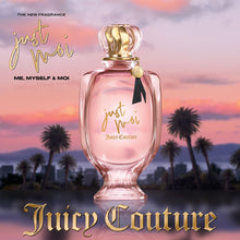 Load image into Gallery viewer, Juicy Couture Just Moi Eau de Parfum Spray for Women, Amber Vanilla Perfume with Cacao Blossom, Magnolia & Musk, Long-Lasting Scent, 3.4 fl oz