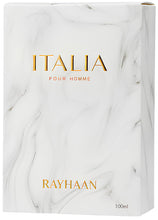 Load image into Gallery viewer, Rayhaan Italia – Citrus, Spicy, Aromatic, Sweet – Eau de Parfum Long-Lasting Fragrance for Men, 3.4 Ounce / 100ml