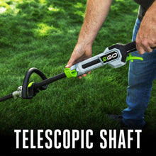 Load image into Gallery viewer, EGO Power+ String Trimmer, Battery Powered, 16" Trimmer for Weeds and Grass with POWERLOAD, Telescopic Carbon Fiber Shaft, Includes 56V 2.5Ah Battery and Charger - ST1611T