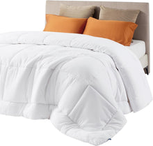 Load image into Gallery viewer, Bedsure Comforter Duvet Insert - Quilted Comforters Queen Size, All Season Duvet, GentleSoft Down Alternative Bedding Blanket, with 8 Tabs, Gifts for Women/Men, White, Queen 88 x 88 Inches