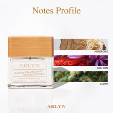 Load image into Gallery viewer, ARLYN Amber Floral and Woody Breeze Eau De Parfum, Perfume for Men & Women, Luxury Fragrance - Vegan, Cruelty-Free, and Eco-Conscious (1.7oz / 50ml)