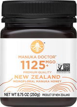 Load image into Gallery viewer, MANUKA DOCTOR - MGO 1125+ Manuka Honey Monofloral, 100% Pure New Zealand Honey. Certified. Guaranteed. RAW. Non-GMO (8.75 oz)
