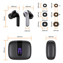 Load image into Gallery viewer, TAGRY Bluetooth Headphones True Wireless Earbuds 60H Playback LED Power Display Earphones with Wireless Charging Case IPX5 Waterproof in-Ear Ear buds with Mic for TV Smart Phone Laptop Computer Sports