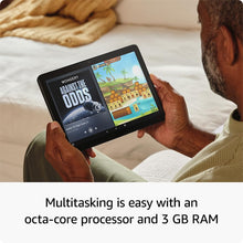 Load image into Gallery viewer, Amazon Fire HD 10 tablet, built for relaxation, 10.1" vibrant Full HD screen, octa-core processor, 3 GB RAM, 32 GB, Black