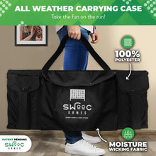 Load image into Gallery viewer, SWOOC Games - XL Giant 4 in A Row (4ft x 3ft) All Weather with Carrying Case & 60% Quieter Design - Giant Connect - 4 Outdoor Game - Giant Outdoor Games for Family - Jumbo Games - Giant Lawn Games