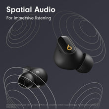 Load image into Gallery viewer, Beats Studio Buds + | True Wireless Noise Cancelling Earbuds, Enhanced Apple & Android Compatibility, Built-in Microphone, Sweat Resistant Bluetooth Headphones, Spatial Audio - Black/Gold
