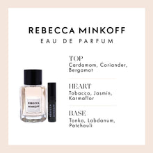 Load image into Gallery viewer, Rebecca Minkoff Gift Set - Eau de Parfum Fragrance Gift Set for Woman - Full and Travel Size Spray - Sweet Scent with Bergamot and Jasmine - 3 pc