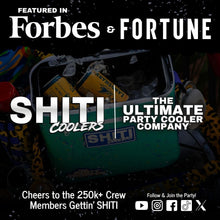 Load image into Gallery viewer, SHITI Coolers Cooler Backpack for Camping, Travel, Beach, Soft Lunch Box for Food, Drinks & Ice, Portable, Waterproof 24 Hr Insulated Bag with Shoulder Straps, Customizable, The Blackout, 15 Cans