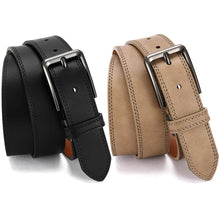 Load image into Gallery viewer, DOOPAI Men's Leather Belt - 1 3/8" Genuine Cowhide Dress Belt for Work, with Quick-Size Adjuster Golf & Casual