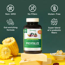 Load image into Gallery viewer, BB Company Previtalize | Prebiotics for Women, Prebiotic Fiber for Gut Health, Digestive Health | Food for Good Probiotics | Complement to Probiotics & Provitalize | Packaging Vary | 60 Ct